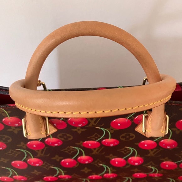 LV SAC PLAT MONOGRAM CERISE TAKASHI MURAKAMI - Picture 9 of 14